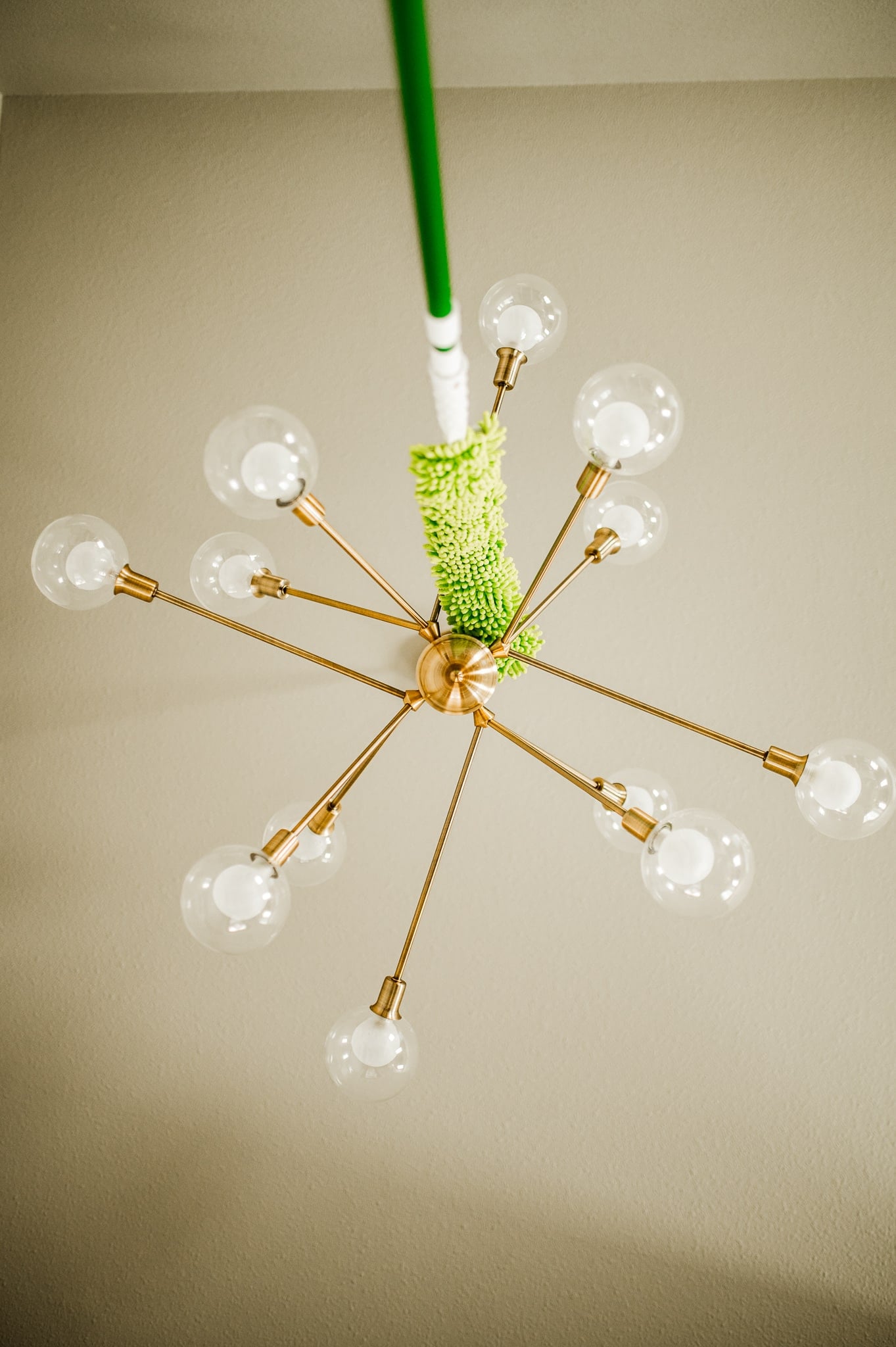 cleaning light fixture